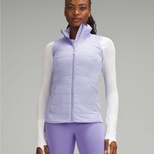 Lululemon Down for It All Vest -Lilac smoke.